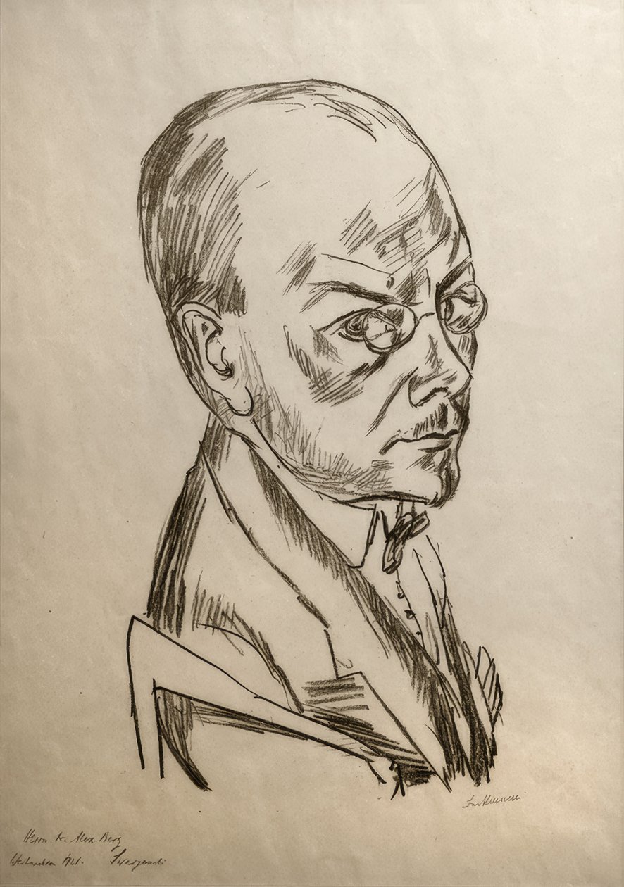 Georg Swarzenskin muotokuva tekijältä Max Beckmann