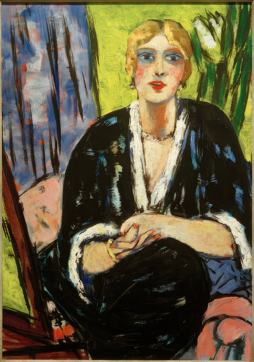 Lilly von Schnitzlerin muotokuva tekijältä Max Beckmann