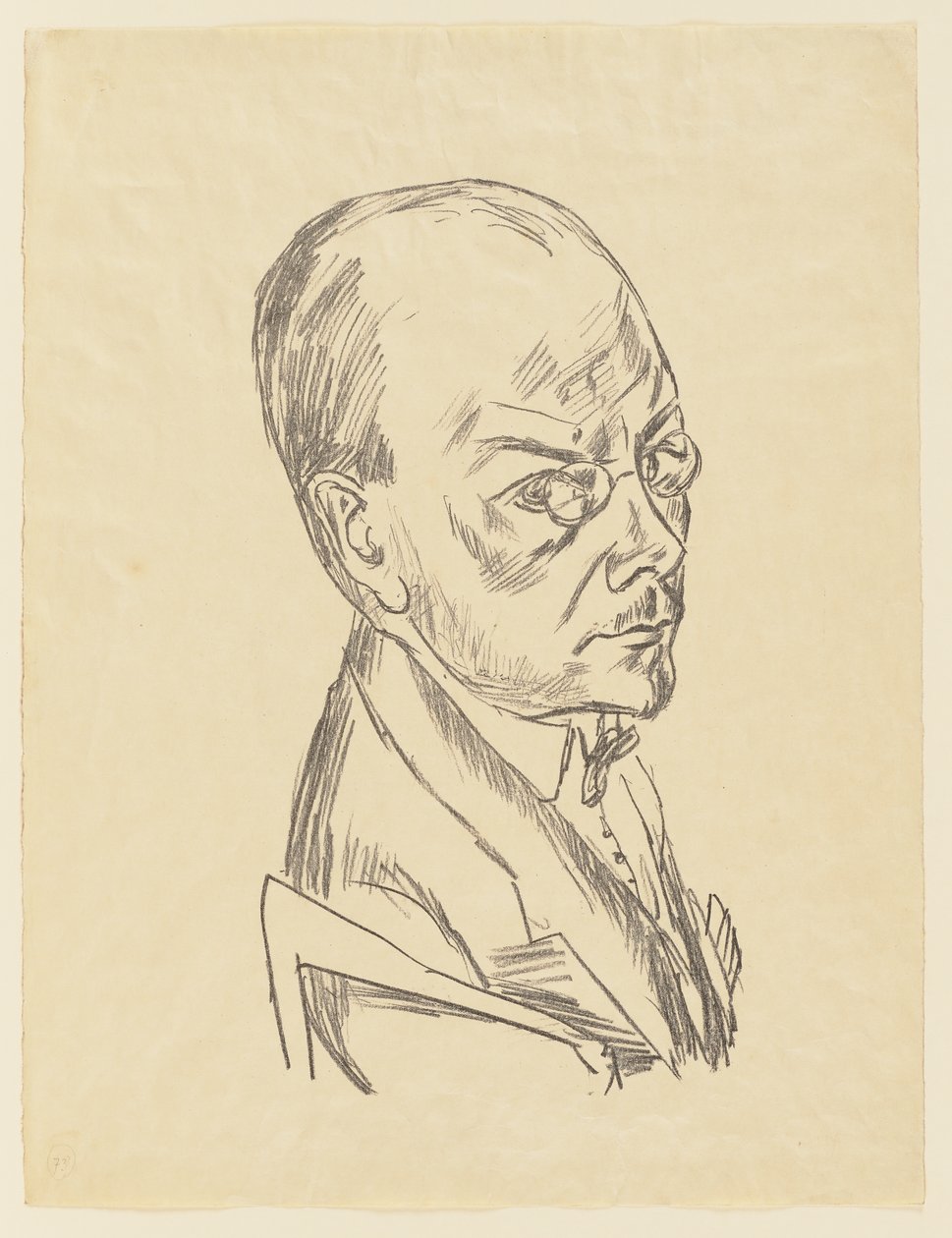 Georg Swarzenskin muotokuva tekijältä Max Beckmann