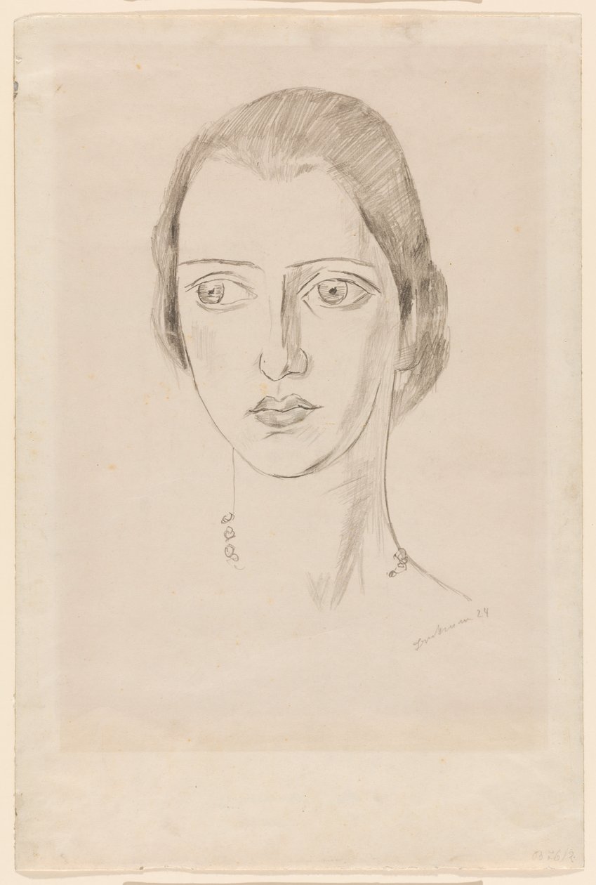 Marie-Louise von Motesiczkyn muotokuva tekijältä Max Beckmann