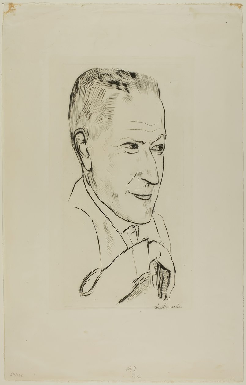 Reinhard Pieperin muotokuva tekijältä Max Beckmann