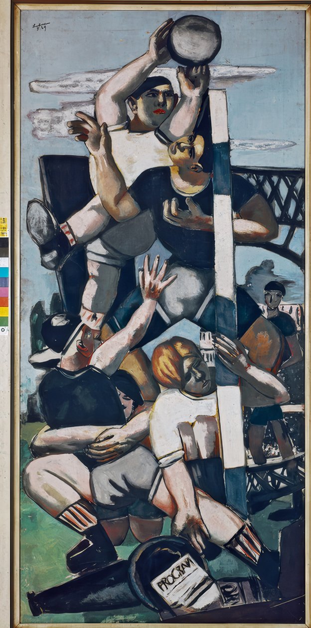 Rugbyn pelaaja tekijältä Max Beckmann