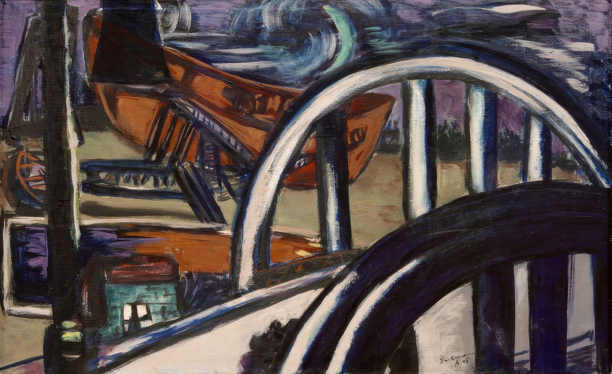 Telakka. Rautainen silta tekijältä Max Beckmann