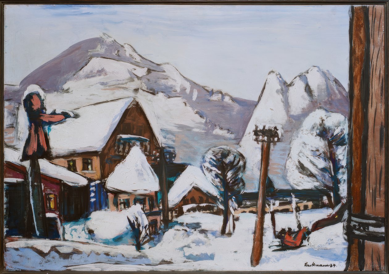Garmischin luminen maisema tekijältä Max Beckmann