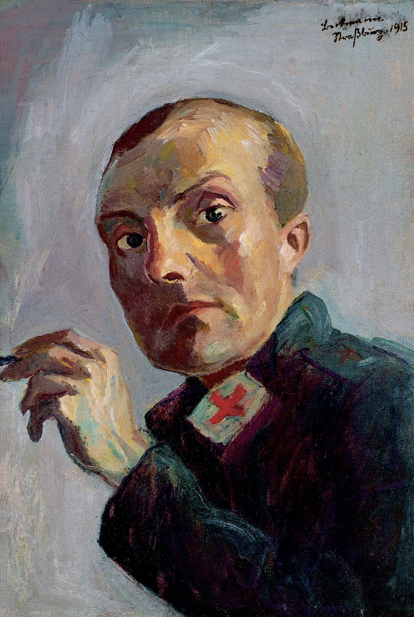 Omakuva mieshoitajana tekijältä Max Beckmann