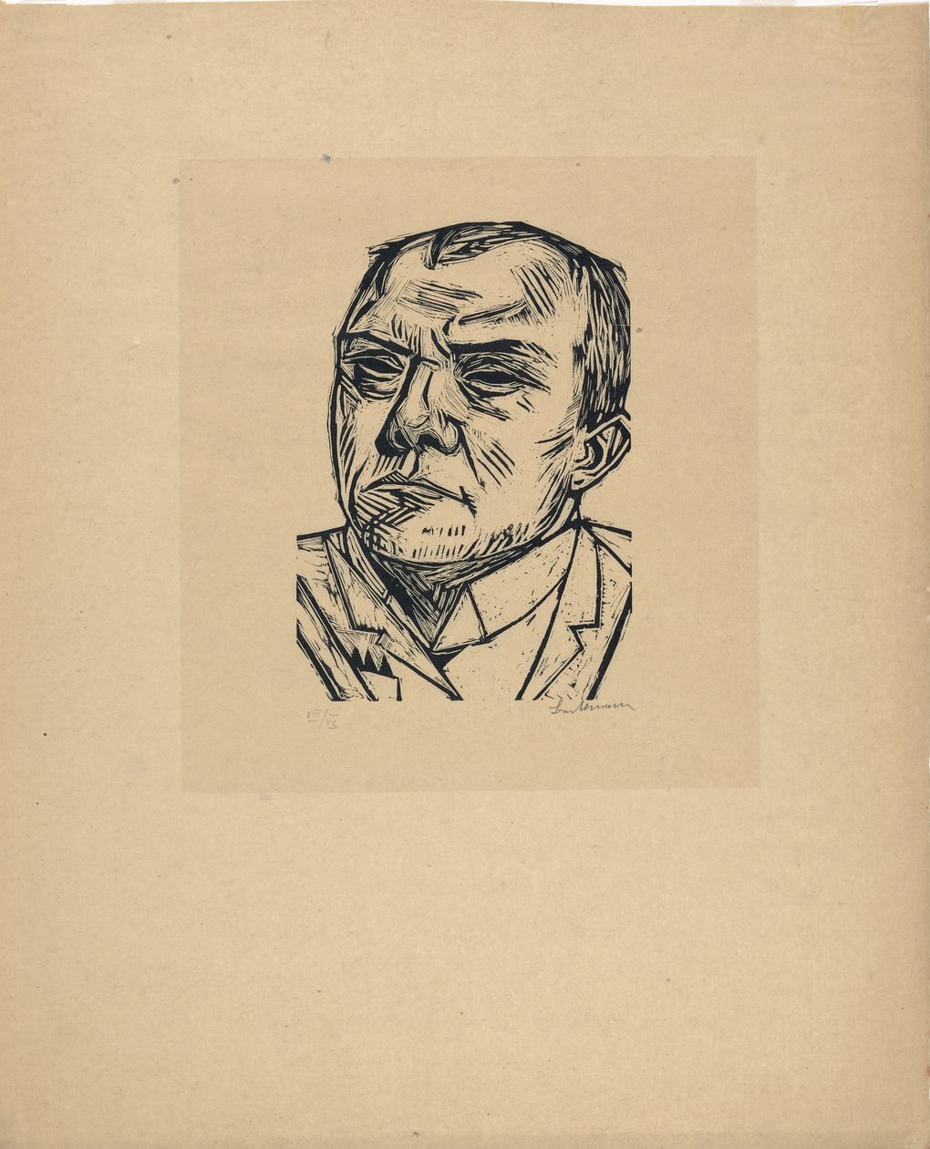 Omakuva tekijältä Max Beckmann