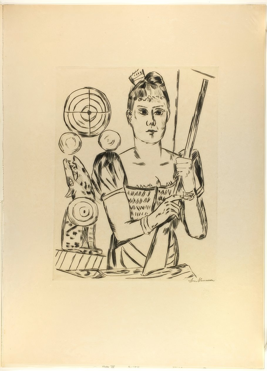Ammuntagalleria, levy neljä Jahrmarktilta tekijältä Max Beckmann