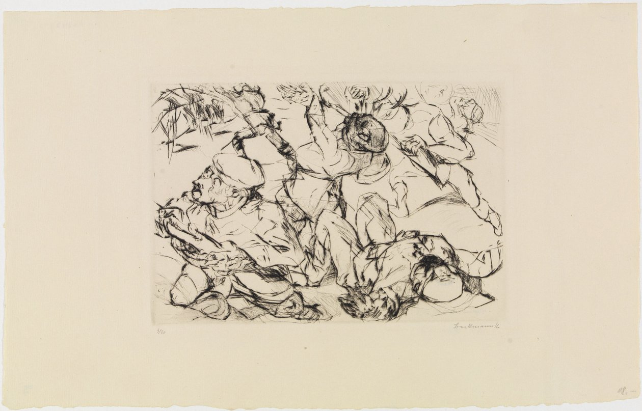 Hyökkäys tekijältä Max Beckmann
