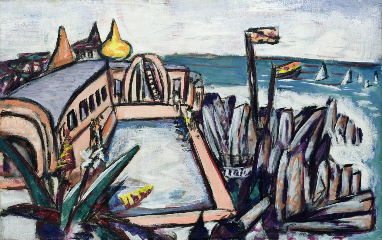 Uima-allas Cap Martinissa tekijältä Max Beckmann