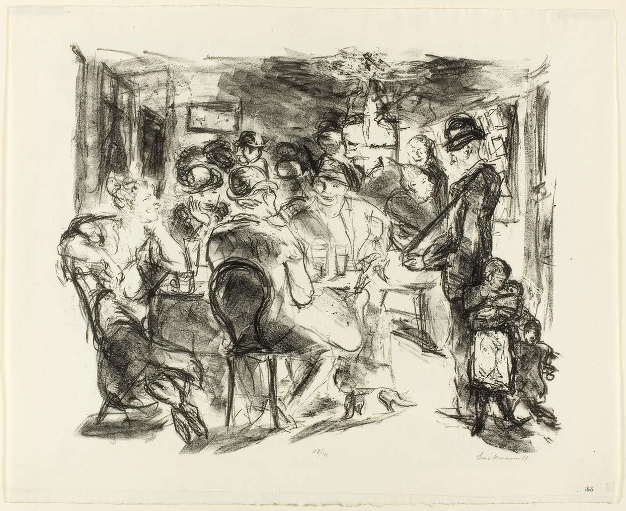 Taverna tekijältä Max Beckmann