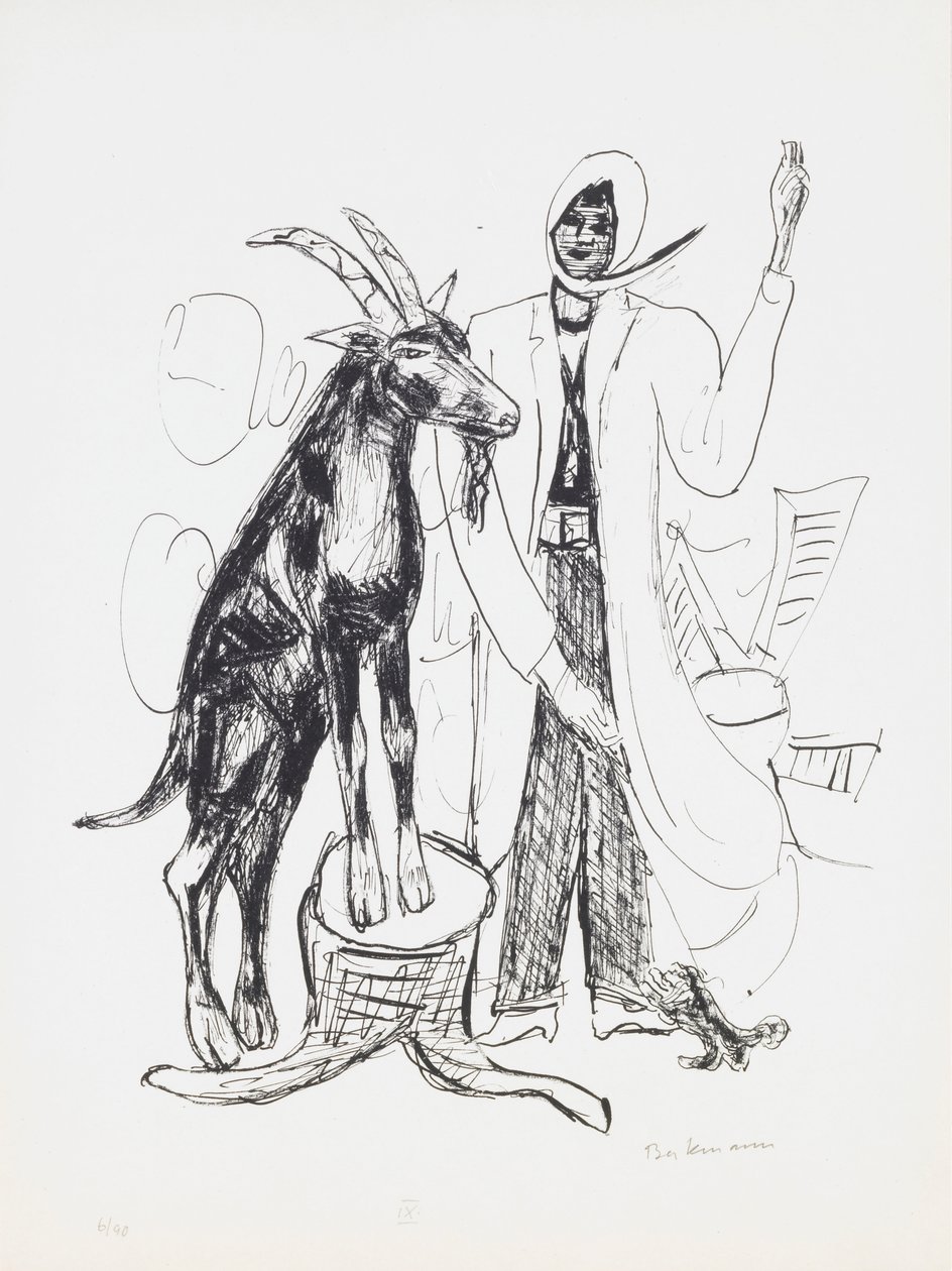 The Buck, levy 9 portfoliosta "Day and Dream" tekijältä Max Beckmann