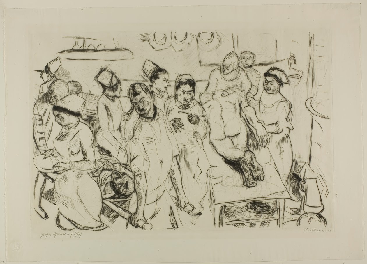 Suuri operaatio, levy kahdeksantoista Gesichteriltä tekijältä Max Beckmann