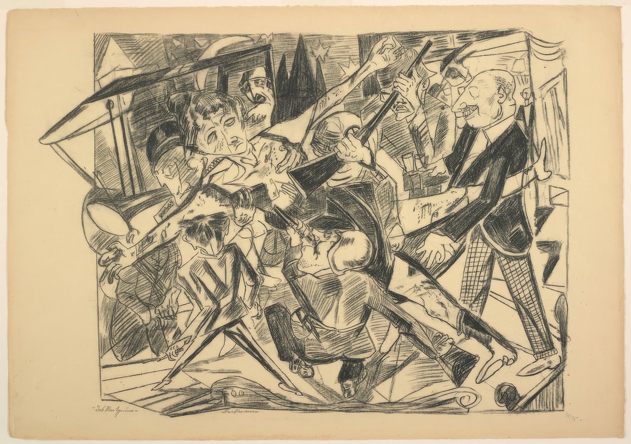 The Martyrdom, levy neljä Die Höllestä tekijältä Max Beckmann