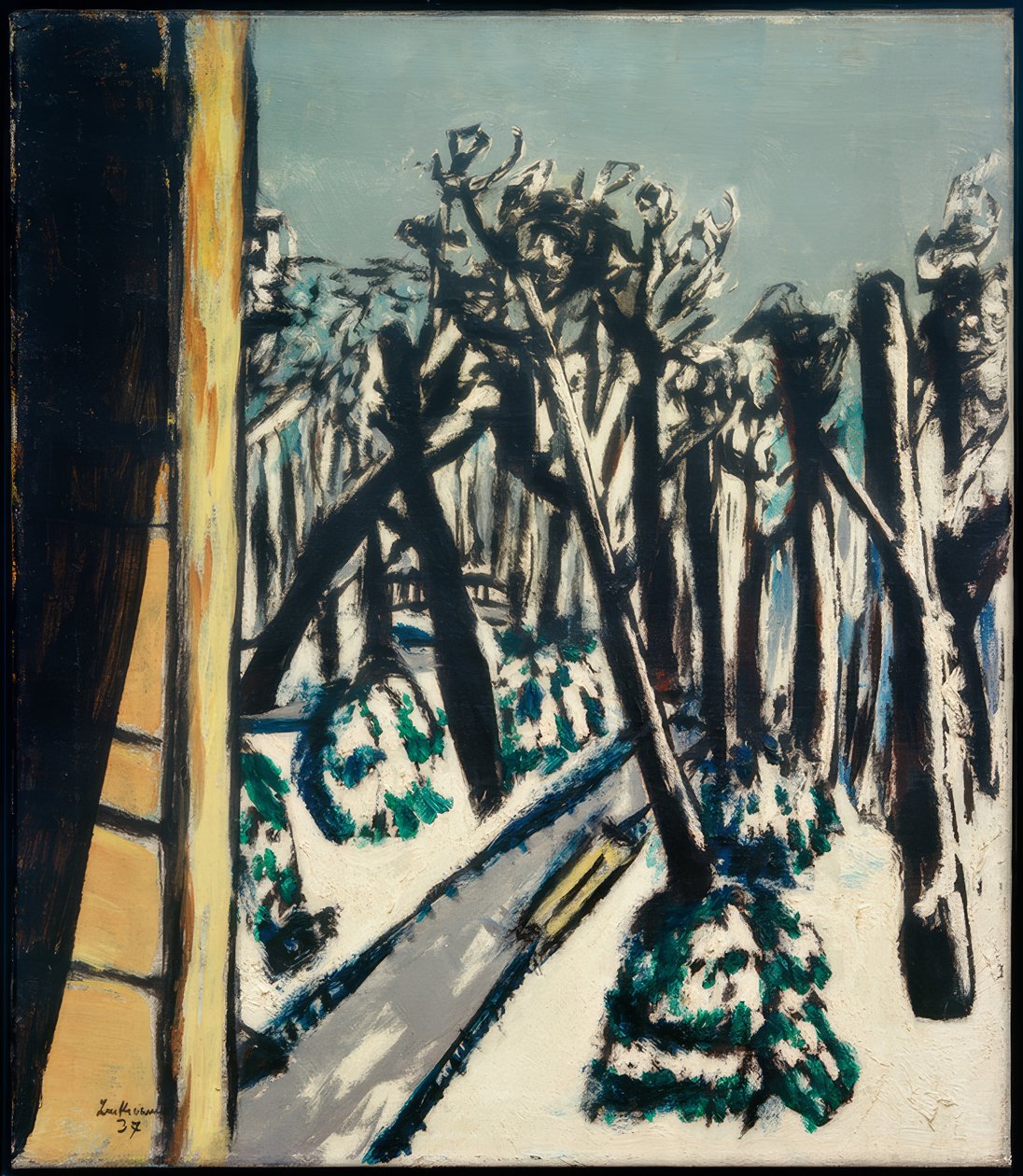 Eläintarha talvella tekijältä Max Beckmann