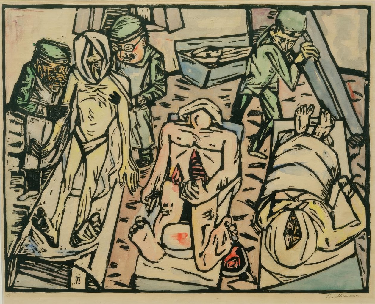 Totenhaus tekijältä Max Beckmann