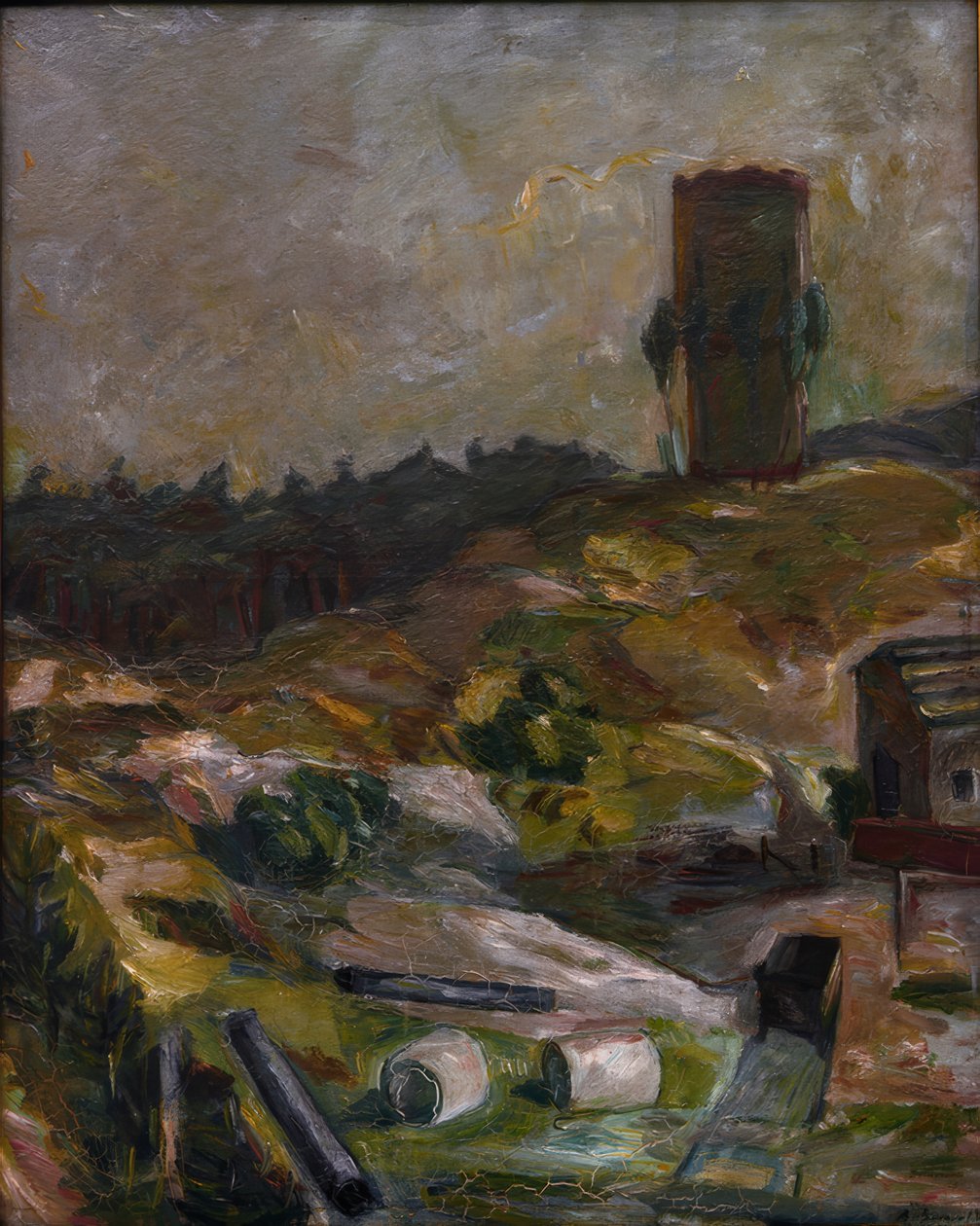 Vesitorni Hermsdorfissa tekijältä Max Beckmann
