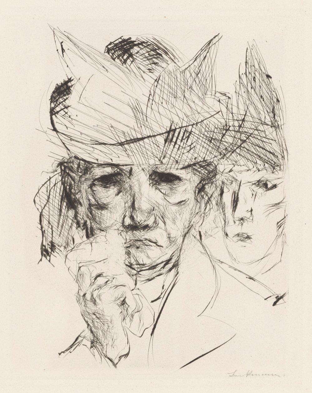 Itkevä Nainen tekijältä Max Beckmann