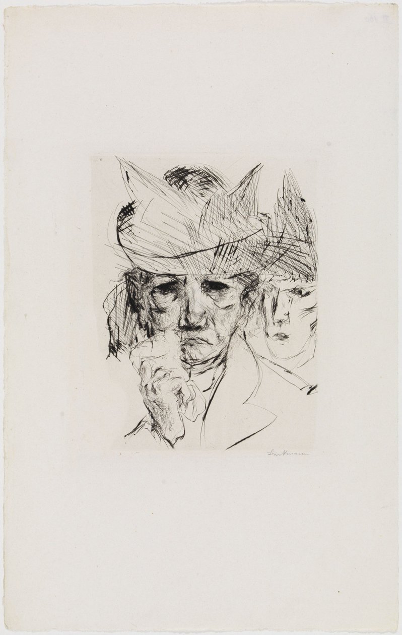 Itkevä nainen tekijältä Max Beckmann
