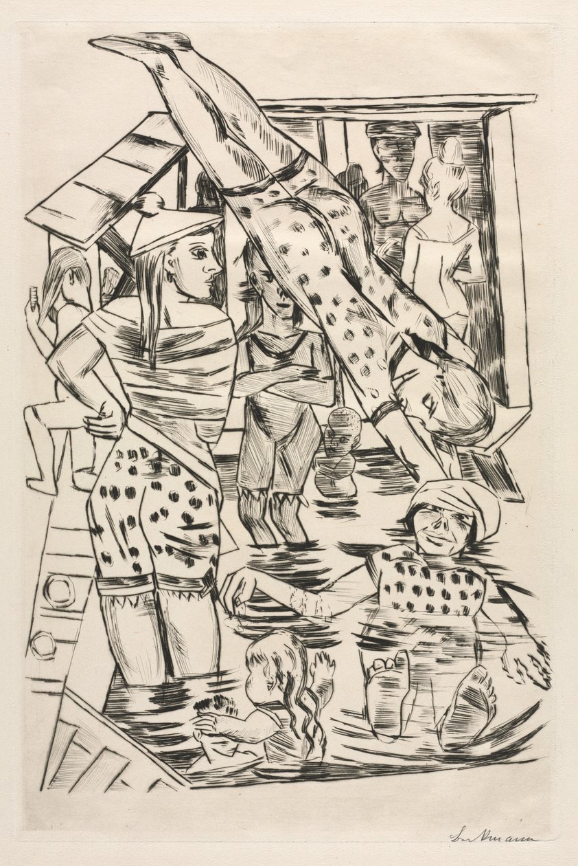 Naisten kylpylä tekijältä Max Beckmann