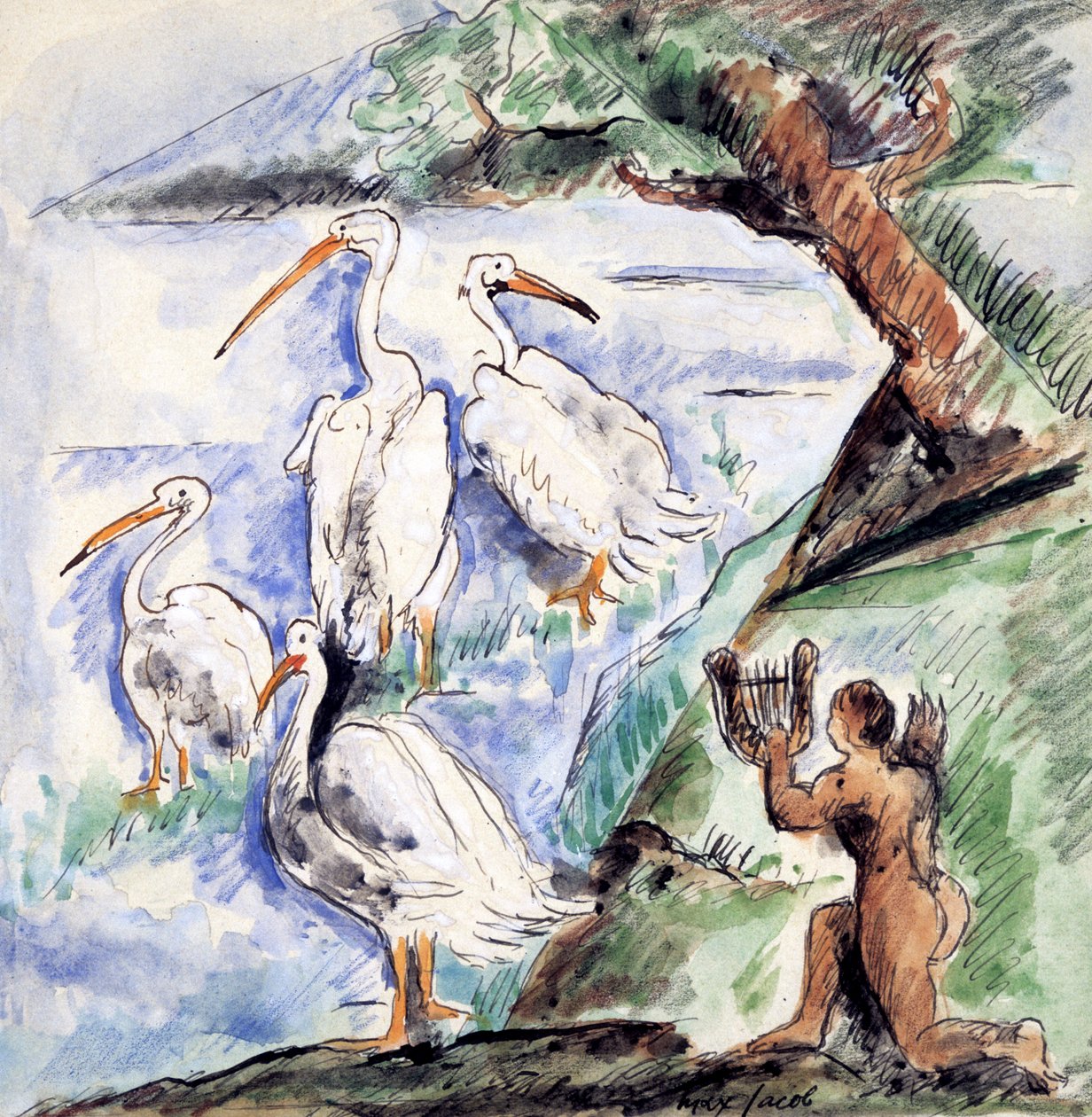 Orpheus pelikaanien kanssa, 1900-1944 tekijältä Max Jacob