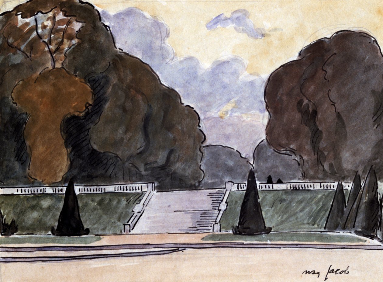 Puutarha Luxemburgissa, 1900-1944 tekijältä Max Jacob