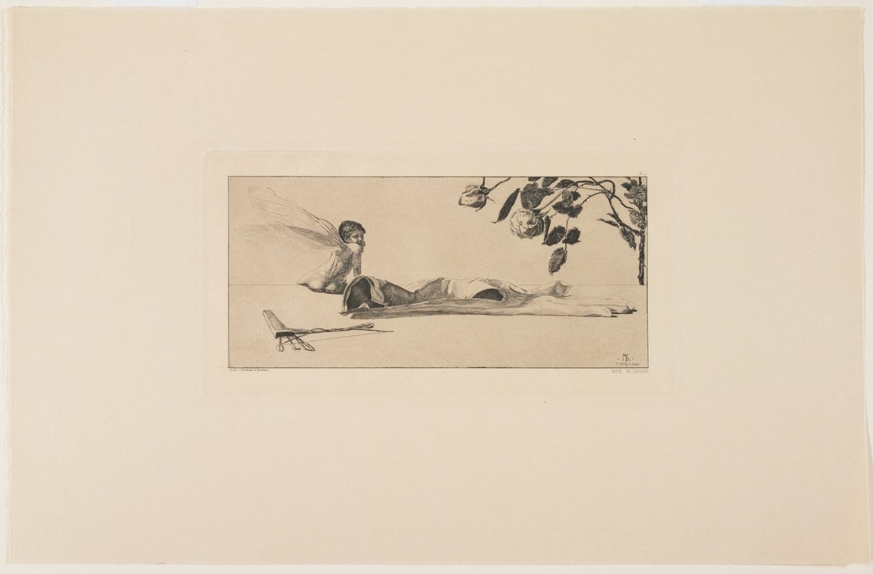 Cupid, 1881 tekijältä Max Klinger