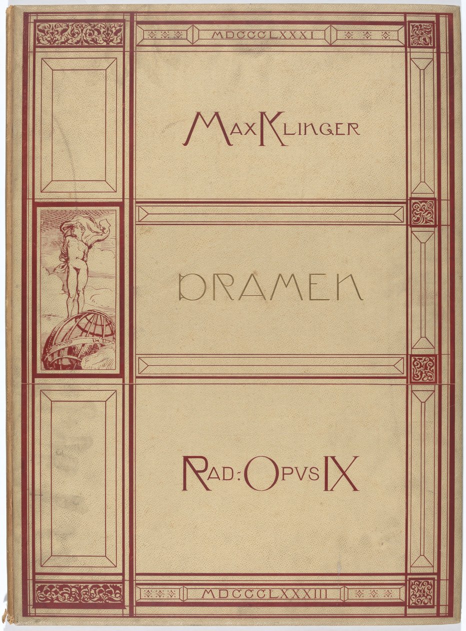 Draama: VI-aiheet X-arkeissa. Etsaus Opus IX tekijältä Max Klinger