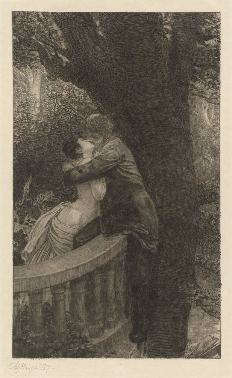 Park Im Parkissa: pl.4, 1878. tekijältä Max Klinger
