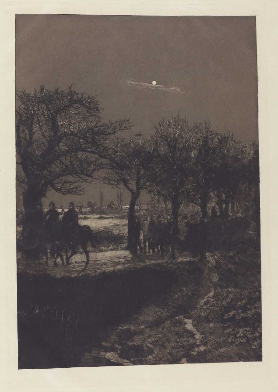 Märztage III Maaliskuun päivät III, 1883. tekijältä Max Klinger