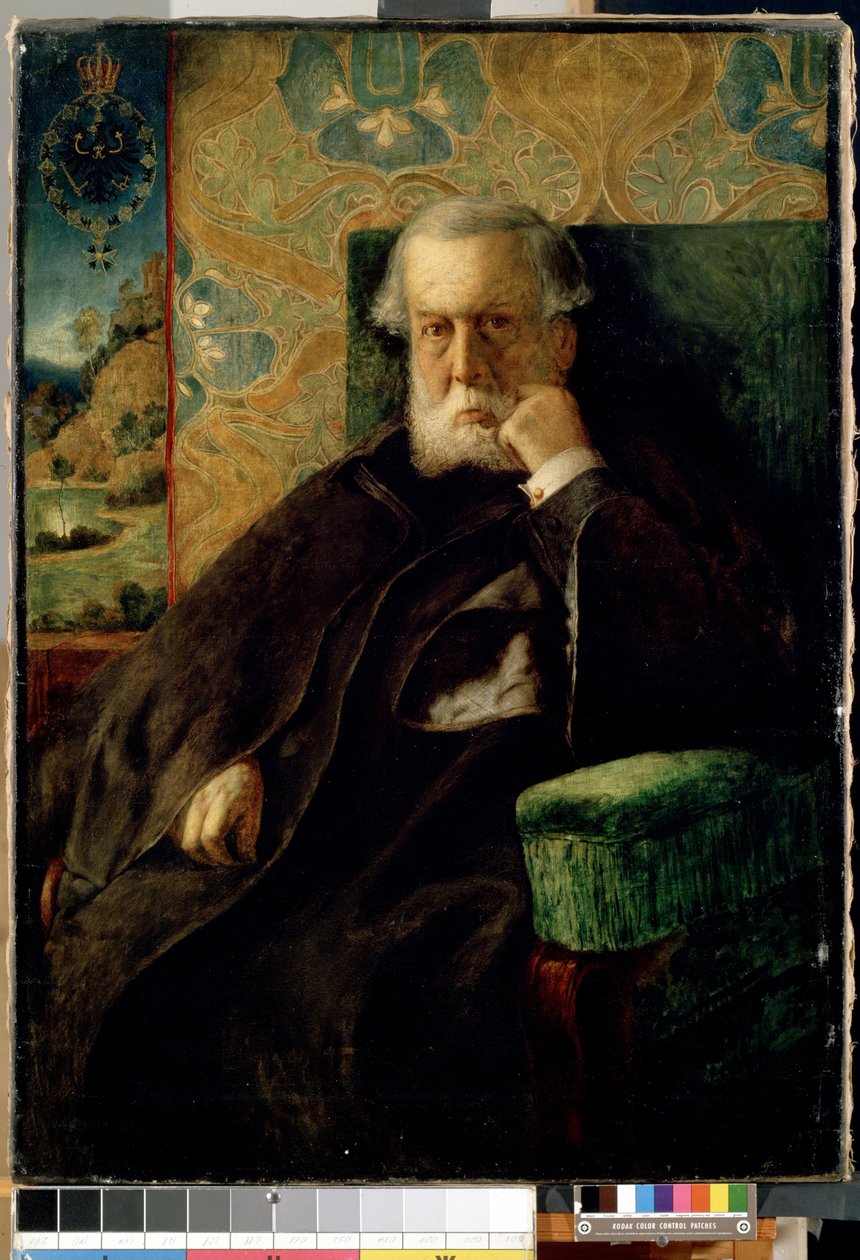 ""Tohtori von Meyerin muotokuva"" Max Klingerin (1857-1920) maalaus Koko 111,3x80,2 cm Mikalojus Konstantinas Ciurlionisin taidemuseo, Kaunas, Liettua tekijältä Max Klinger