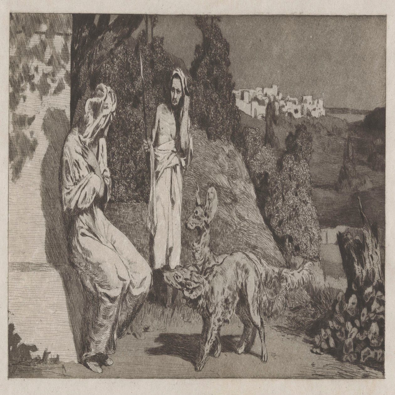 Pyramus ja Thisbe II. tekijältä Max Klinger