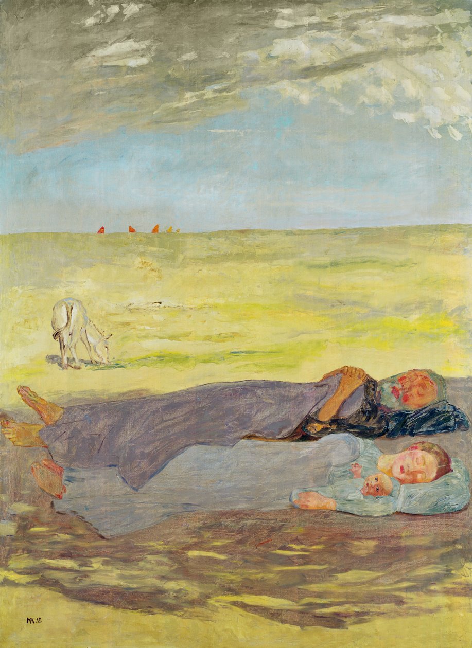 Lepää lennolla Egyptiin, 1912 tekijältä Max Klinger