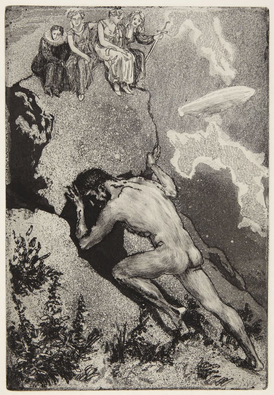 "Sisyphus" tekijältä Max Klinger