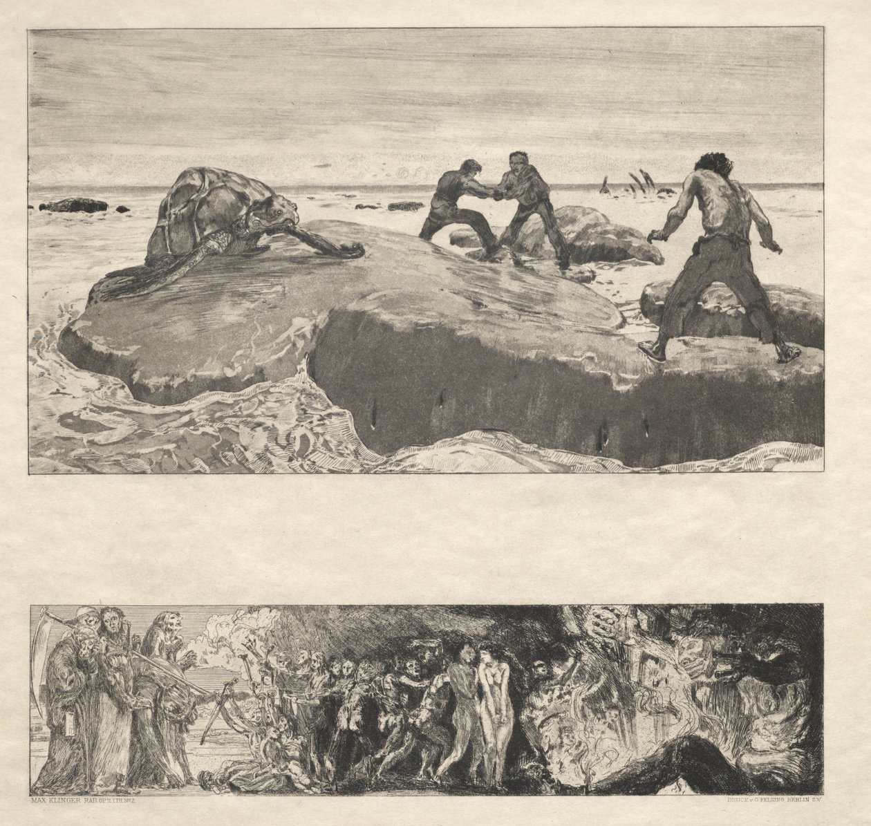 Vom Tode I, (Opus II, 1889) Nro. 2 tekijältä Max Klinger