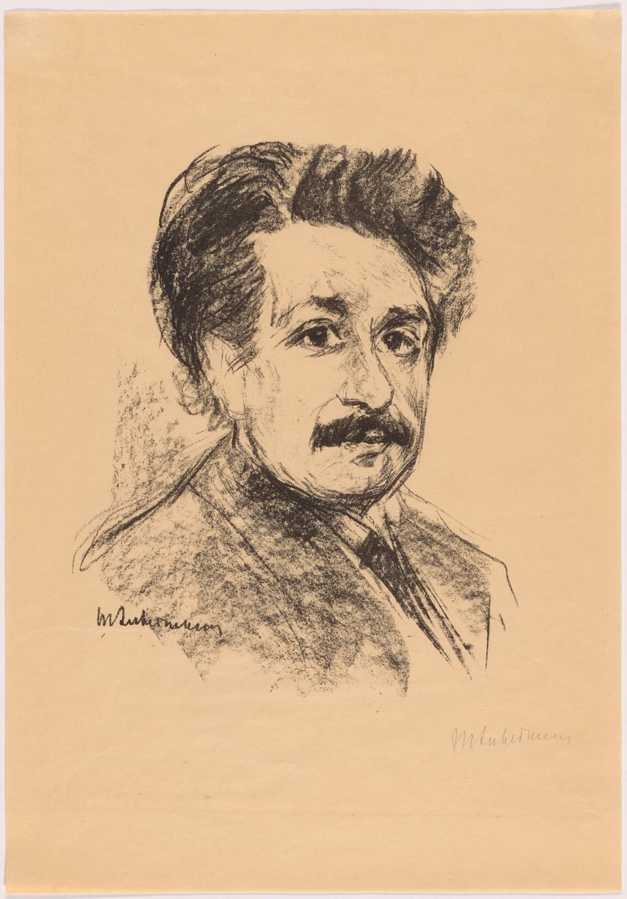 Albert Einstein tekijältä Max Liebermann