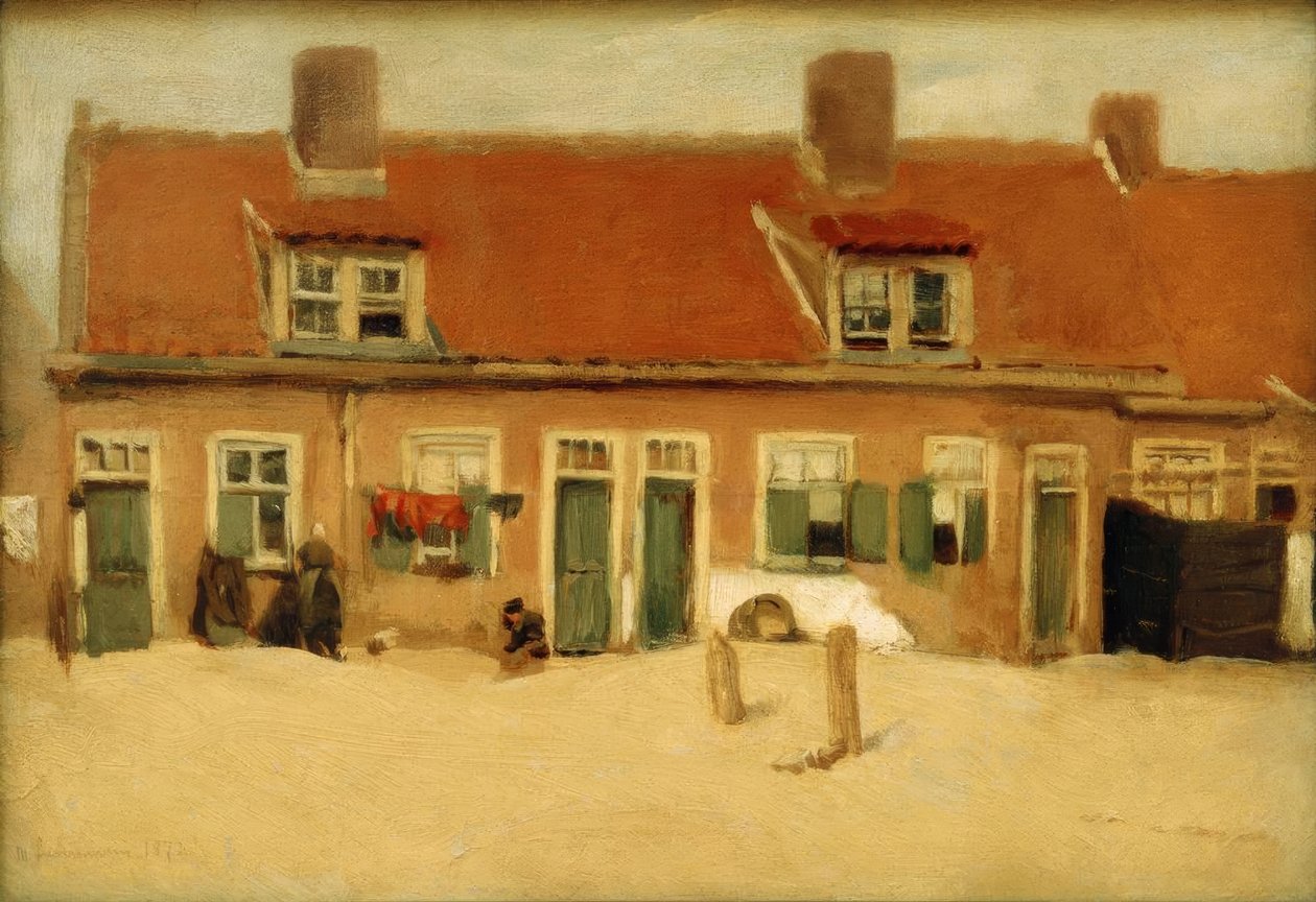 Alte Häuser Scheveningenissä tekijältä Max Liebermann