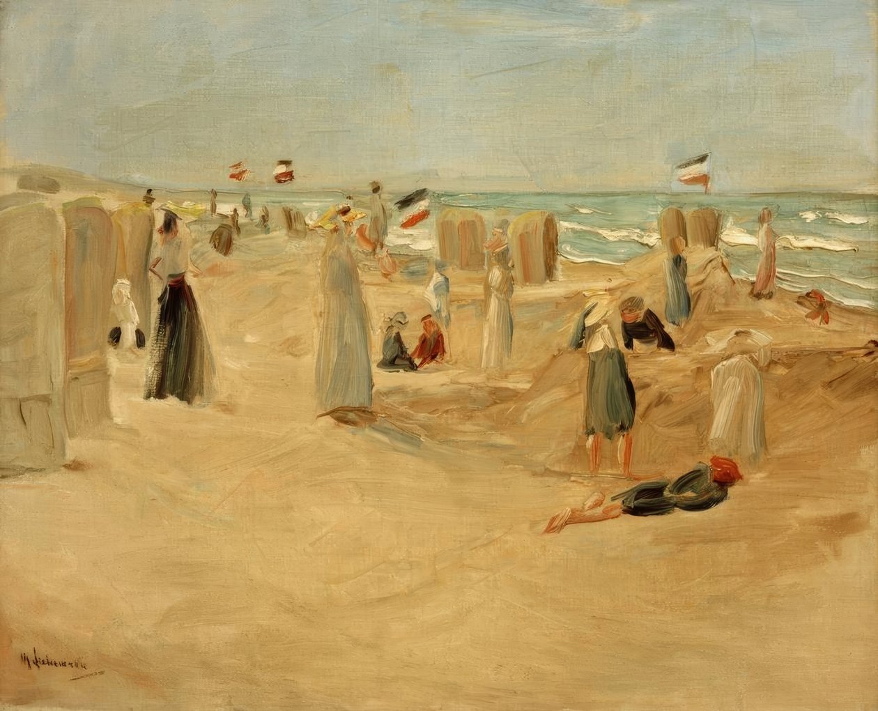 Olen Strand von Noordwijk tekijältä Max Liebermann