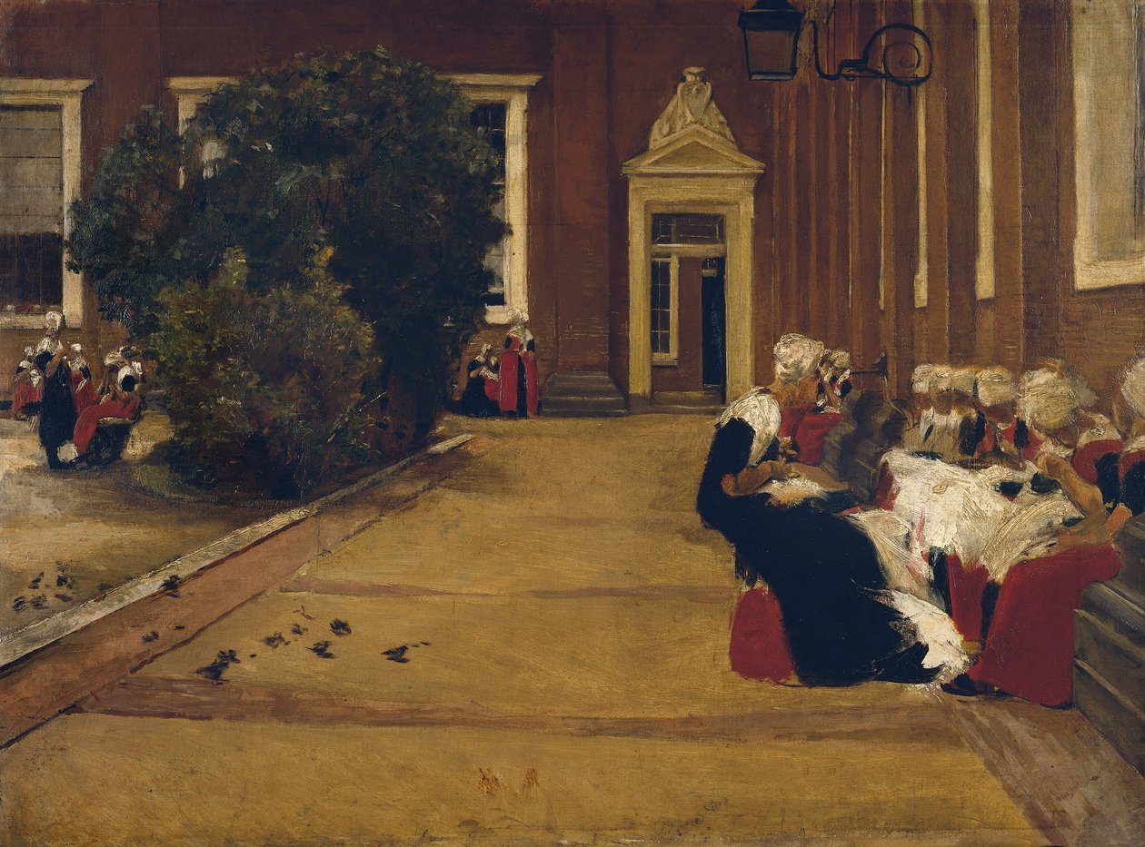 Amsterdamer Waisenmädchen (tutkimus) tekijältä Max Liebermann