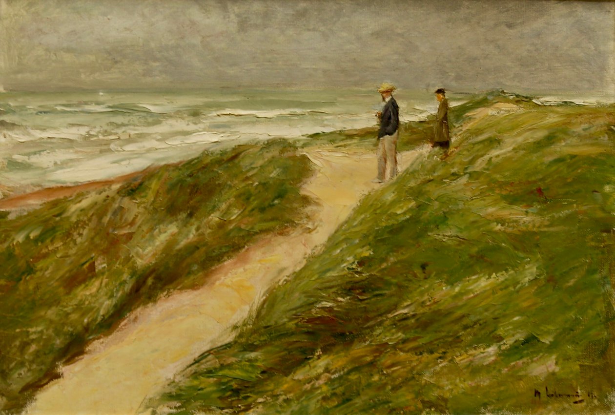 Dyynillä Katwijkin lähellä tekijältä Max Liebermann