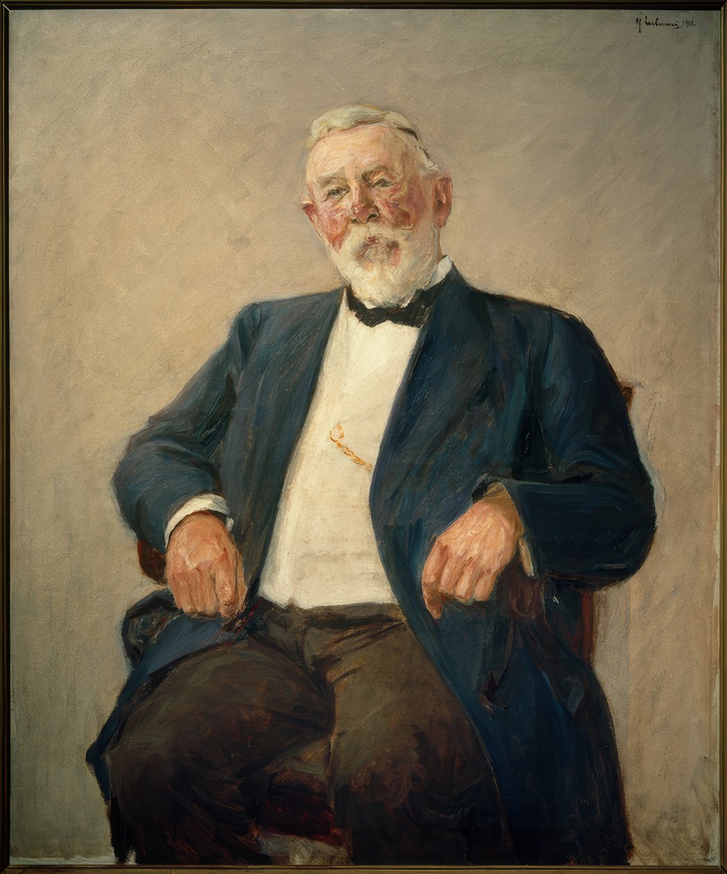 Friedrich Kuhntin muotokuva tekijältä Max Liebermann