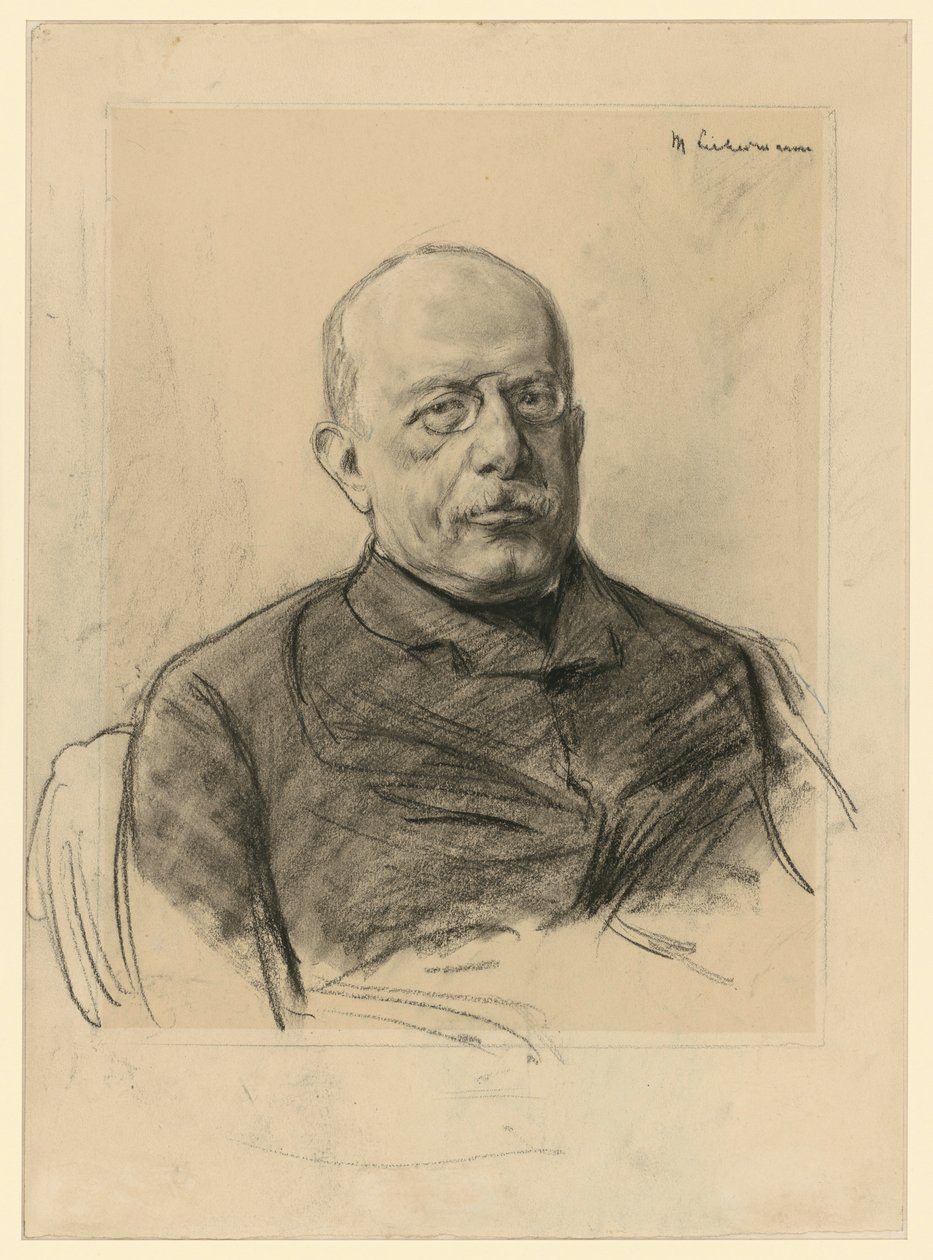 Friedrich Lippmannin muotokuva tekijältä Max Liebermann