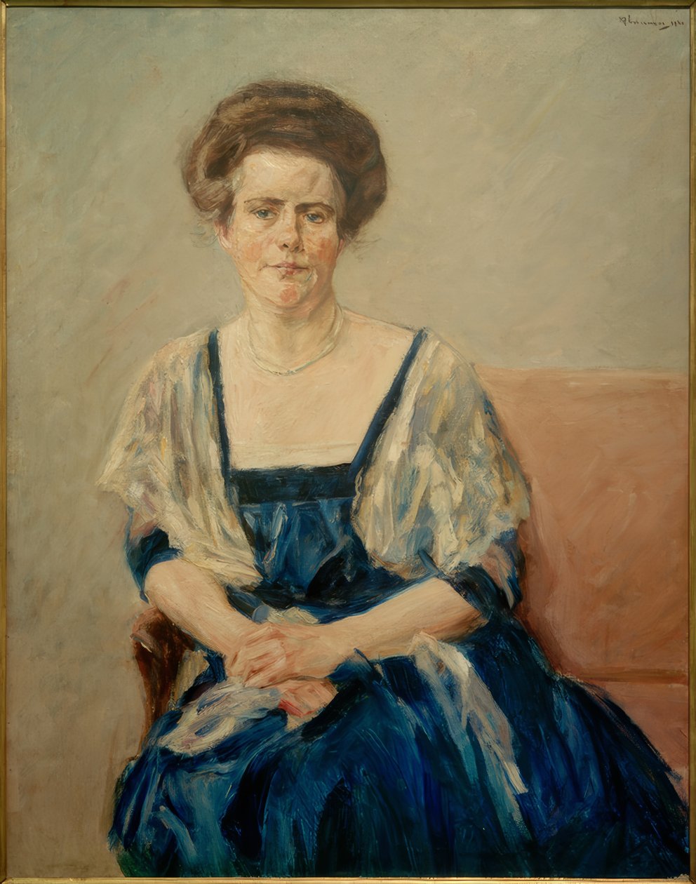 Maria Newmanin muotokuva tekijältä Max Liebermann