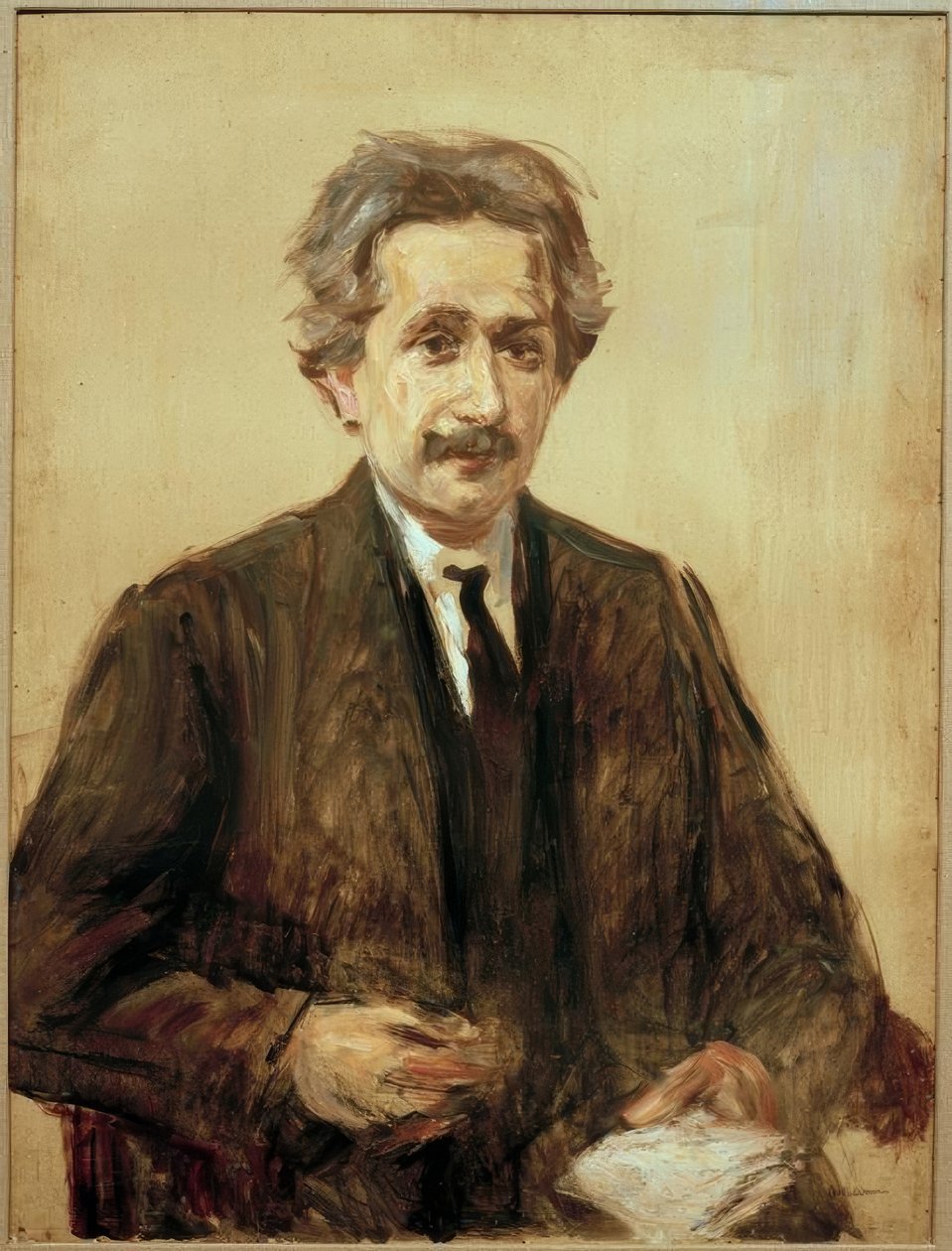 Bildnis Prof. Albert Einstein tekijältä Max Liebermann