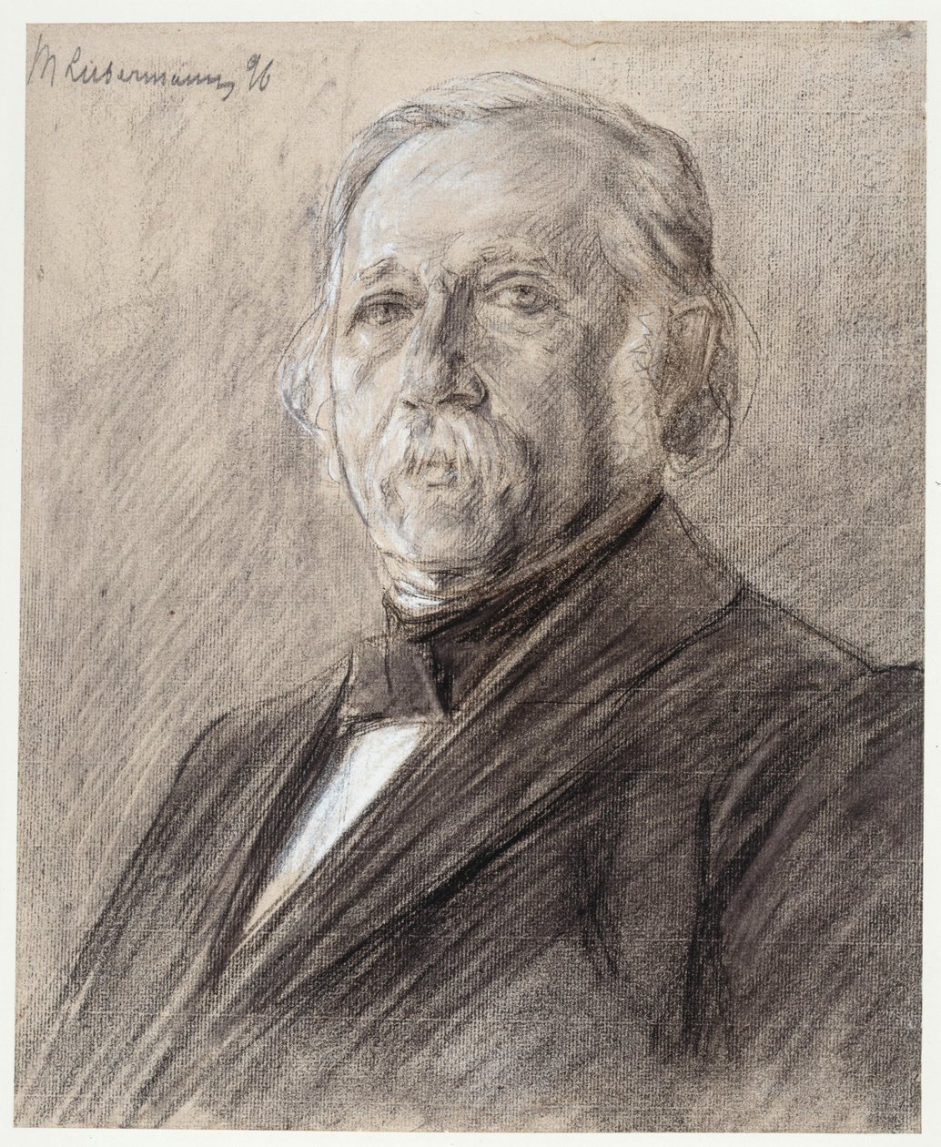 Theodor Fontanen muotokuva tekijältä Max Liebermann
