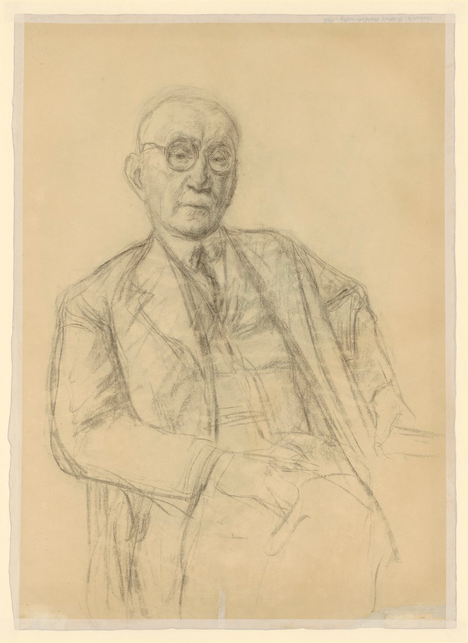 Kuva keräilijä Oscar Huldschinskystä tekijältä Max Liebermann