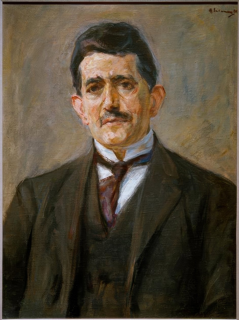 Kustantaja Bruno Cassirerin muotokuva tekijältä Max Liebermann