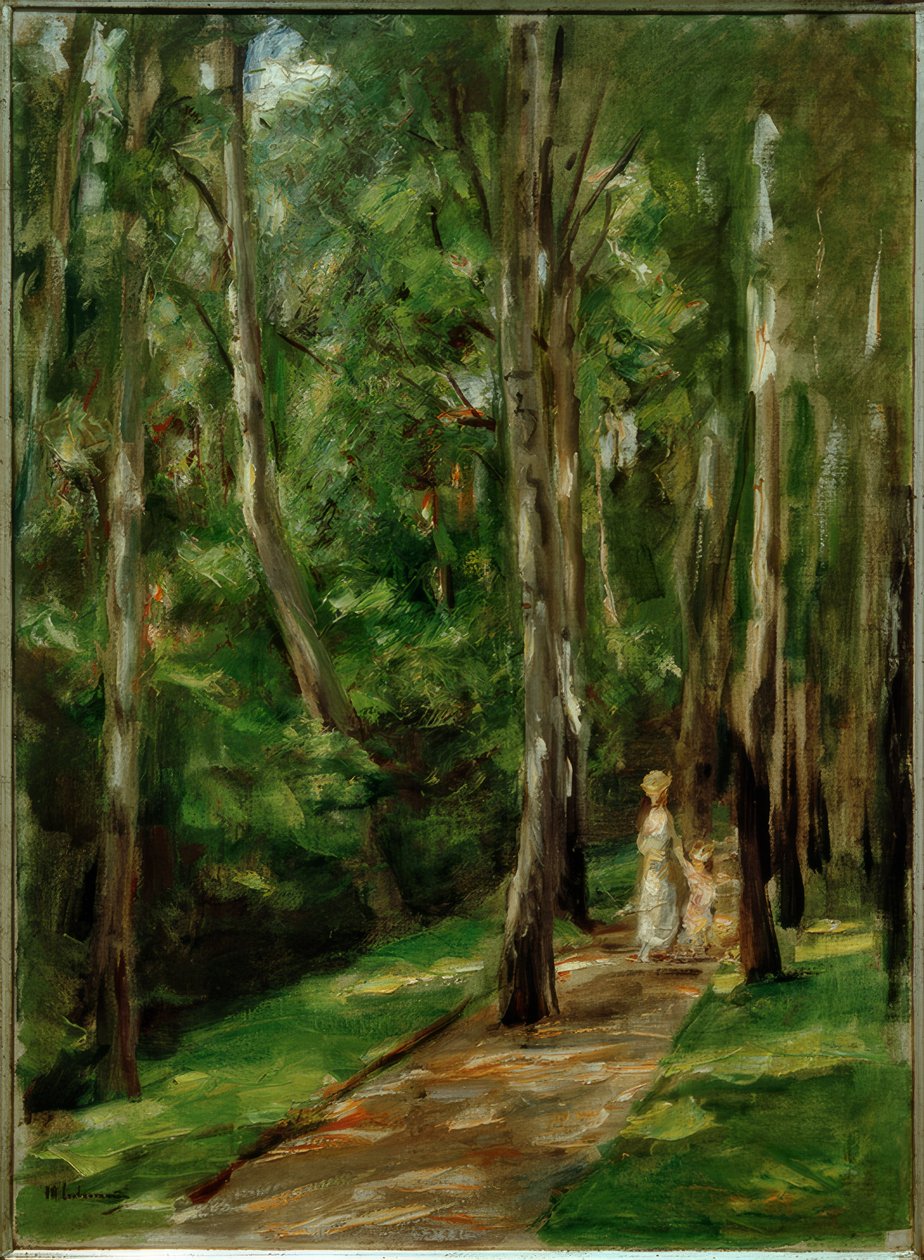 Birkenweg Wannsee nach Westenissä tekijältä Max Liebermann