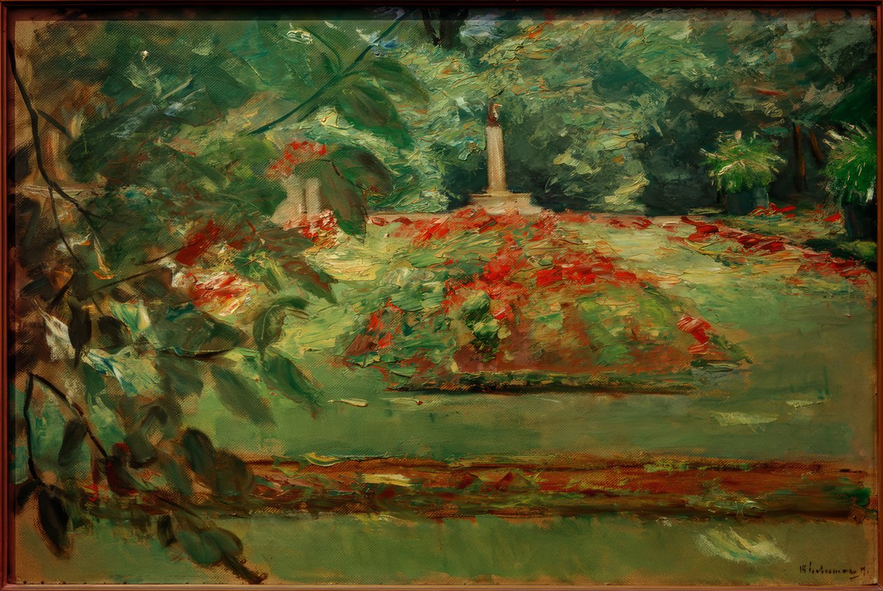 Kukkaterassi Wannsee Gardenissa pohjoisessa tekijältä Max Liebermann