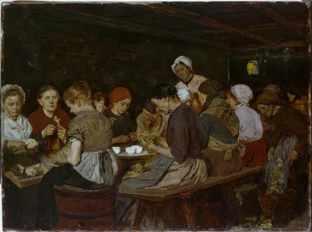 Die Konservenmacherinnen tekijältä Max Liebermann