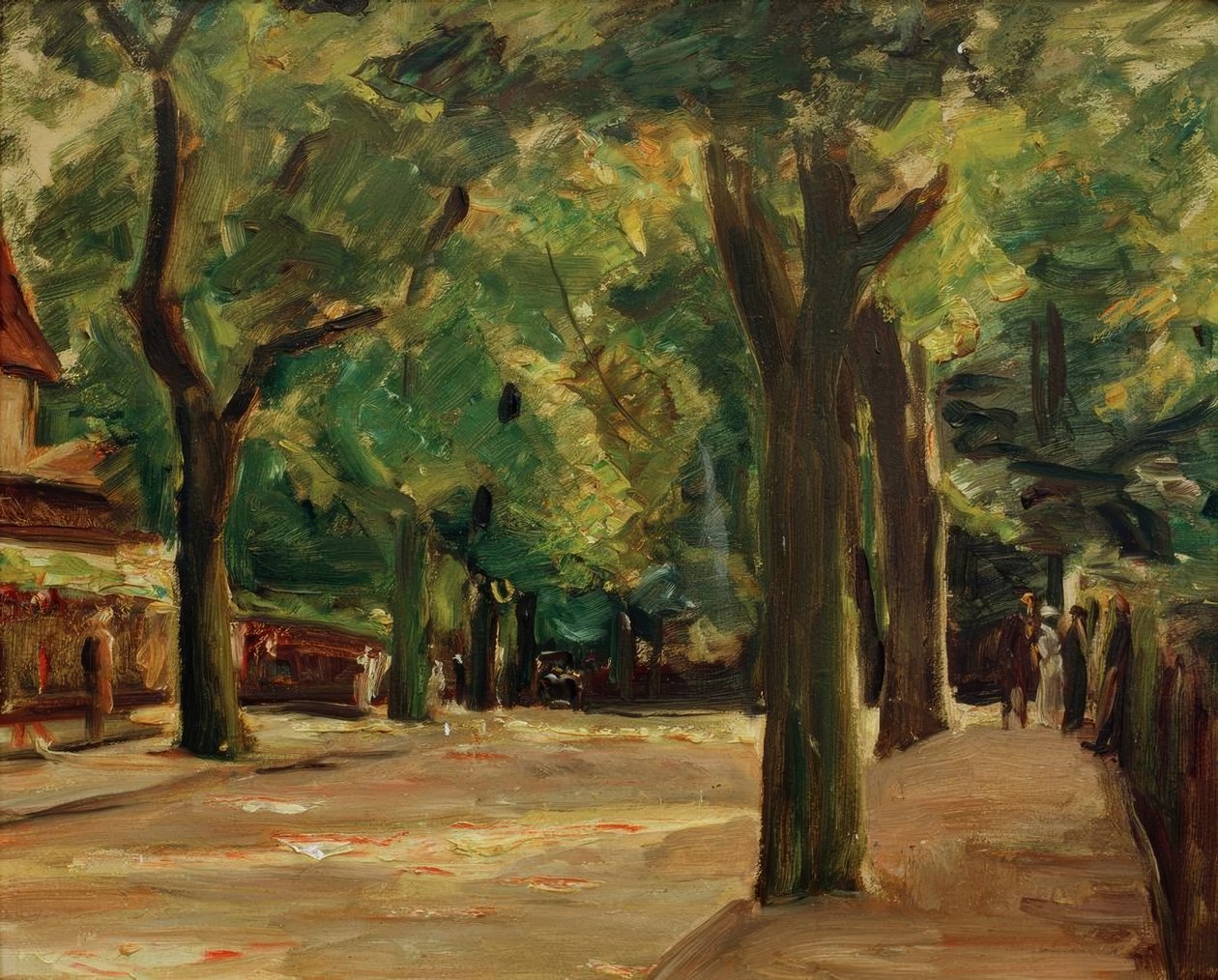 Suuri Seestrasse Wannseessa tekijältä Max Liebermann